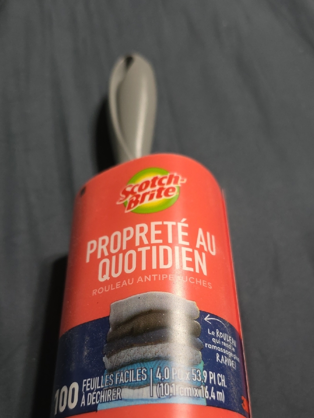 Scotch-Brite Lint Roller - Red with Blue Accents